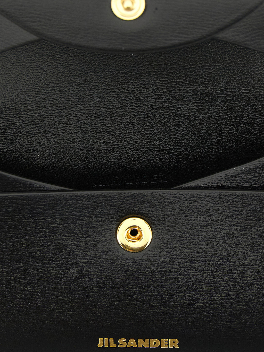 Jil Sander Black Calfskin Cardholder