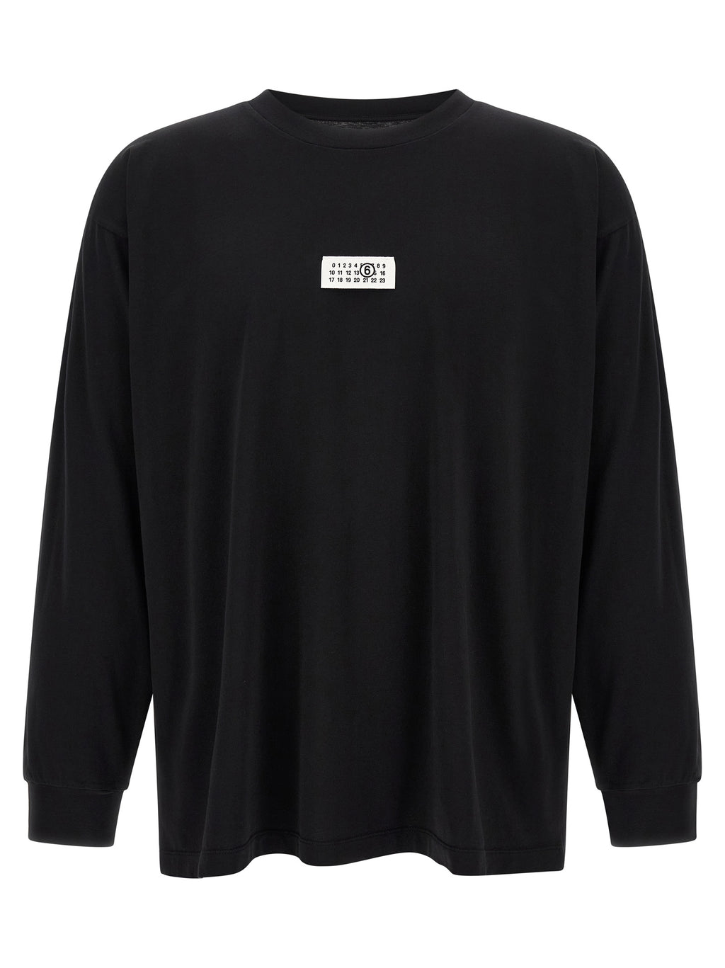 MM6 Maison Margiela Black Cotton T-Shirt