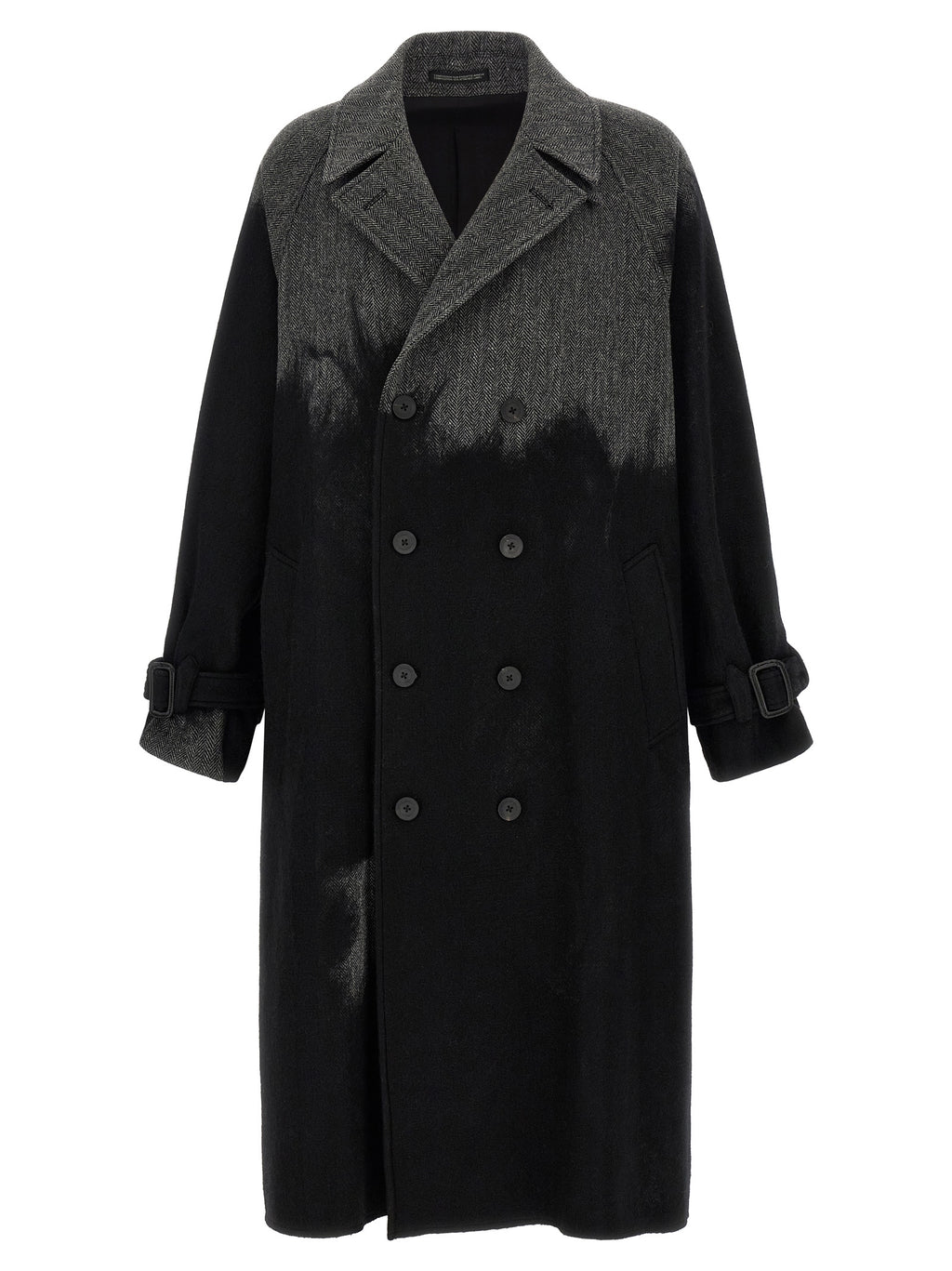 Yohji Yamamoto Gray Wool Coat