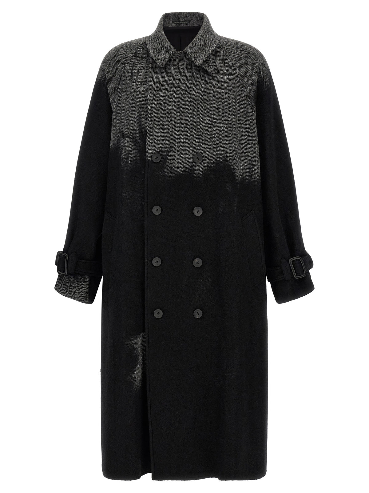 Yohji Yamamoto Gray Wool Coat