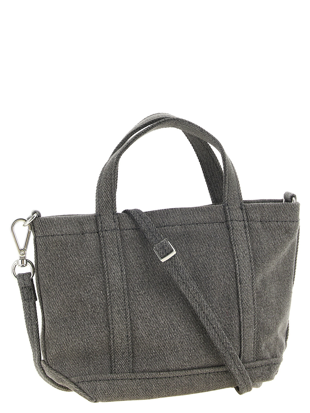 Maison Kitsuné Gray Cotton Tote Bag