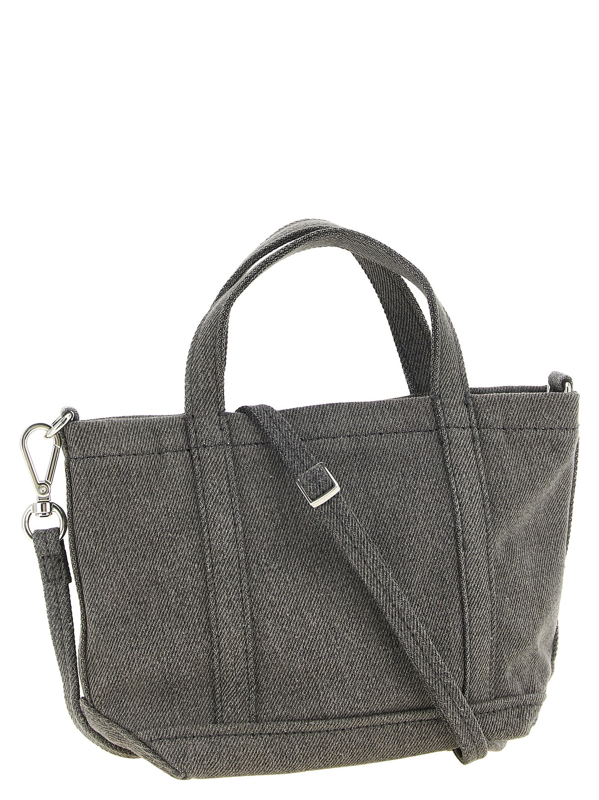 Maison Kitsuné Gray Cotton Tote Bag