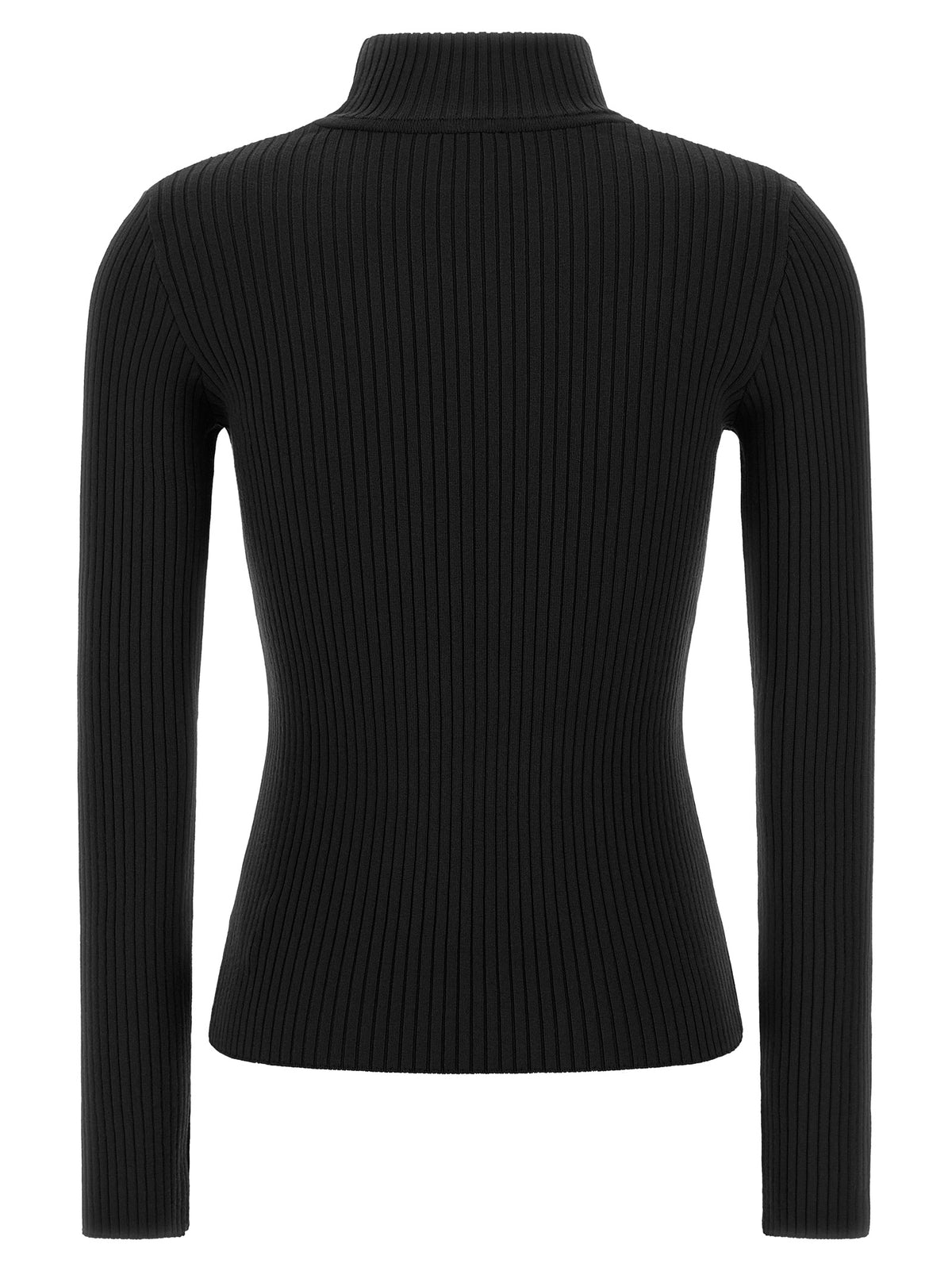 Courrèges Black Viscose Cardigan