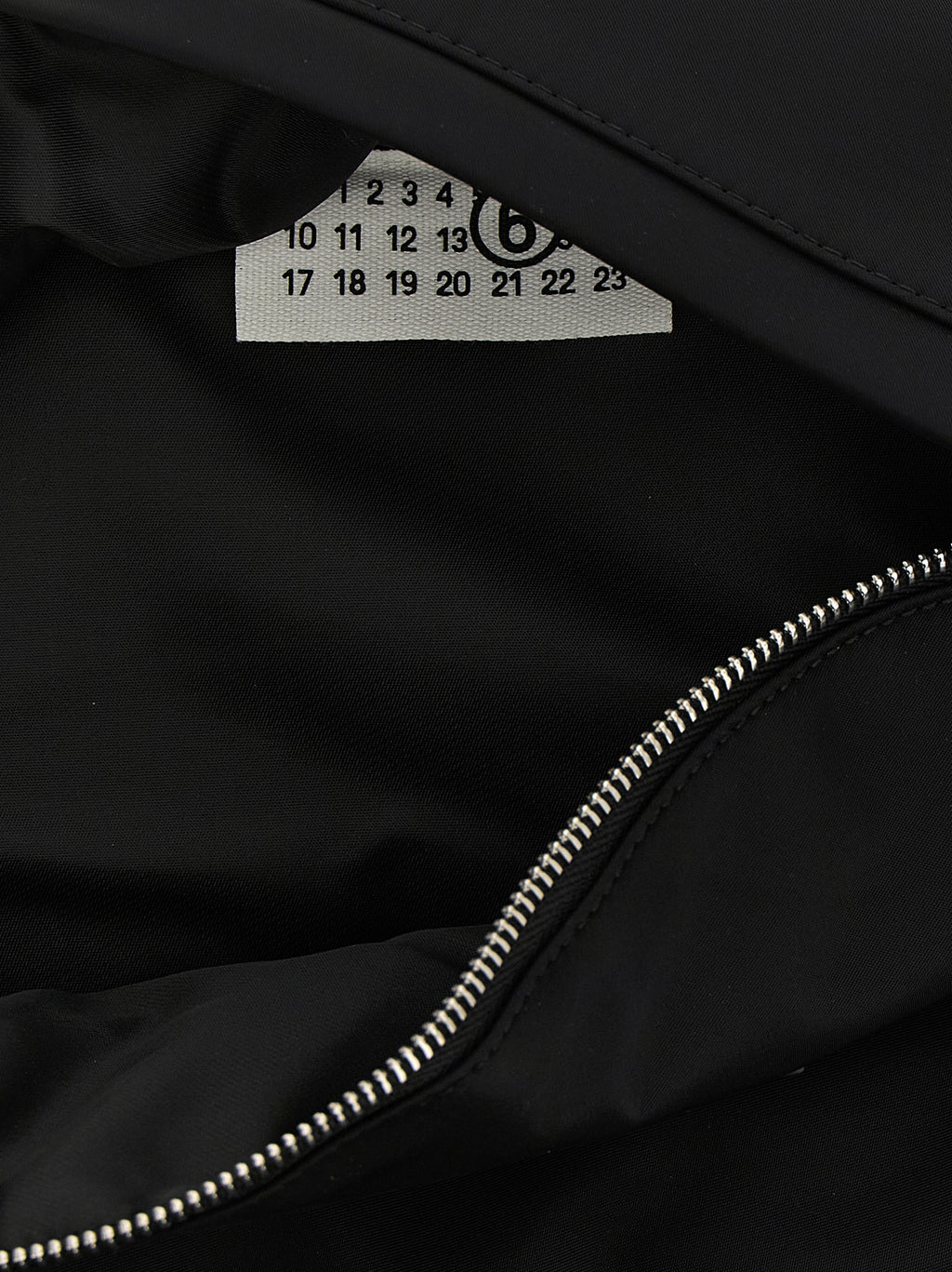 MM6 Maison Margiela Black Polyamide Backpack