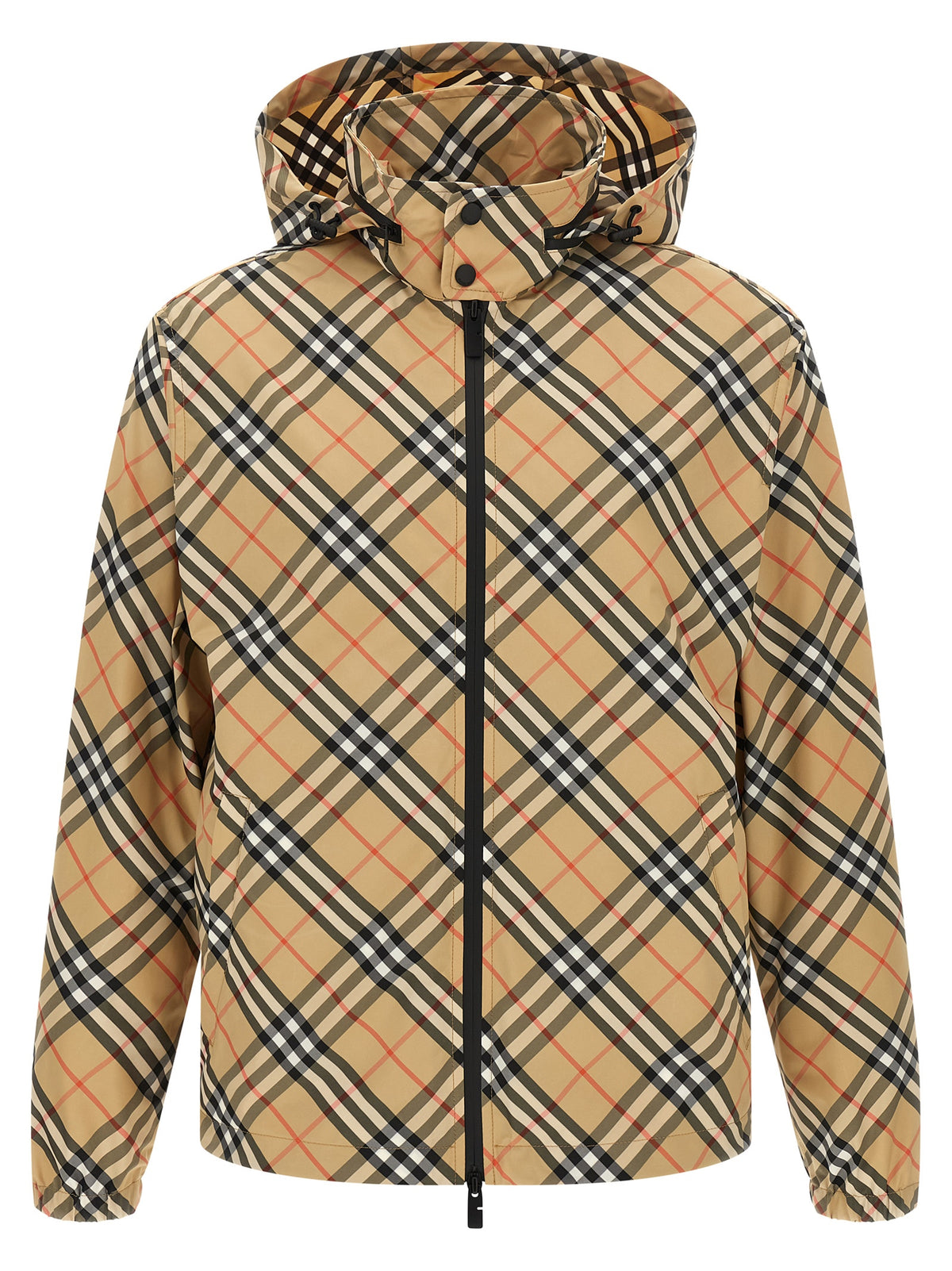 Burberry Beige Polyester Shell Jacket