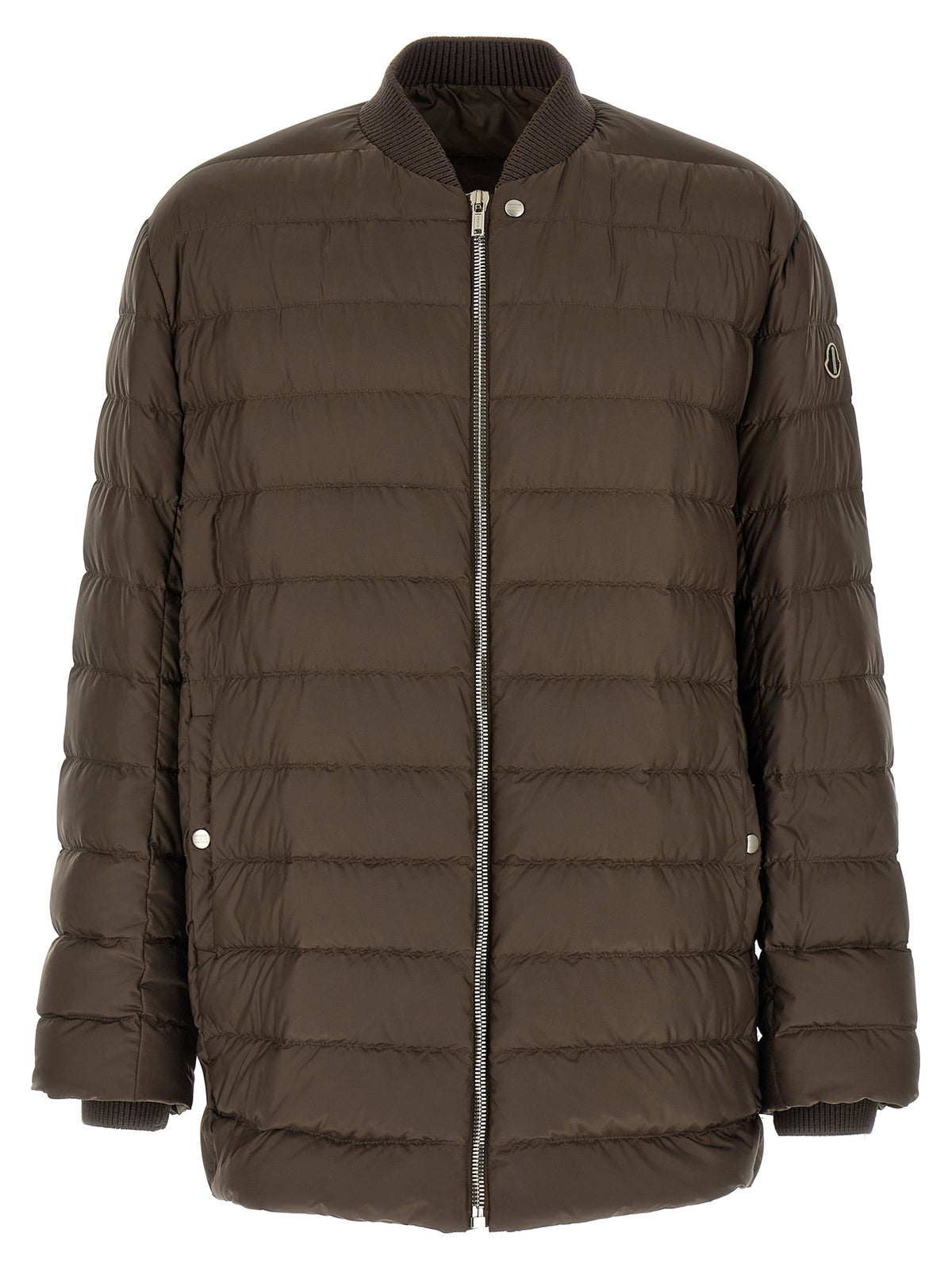 Rick Owens Brown Polyester Bomber