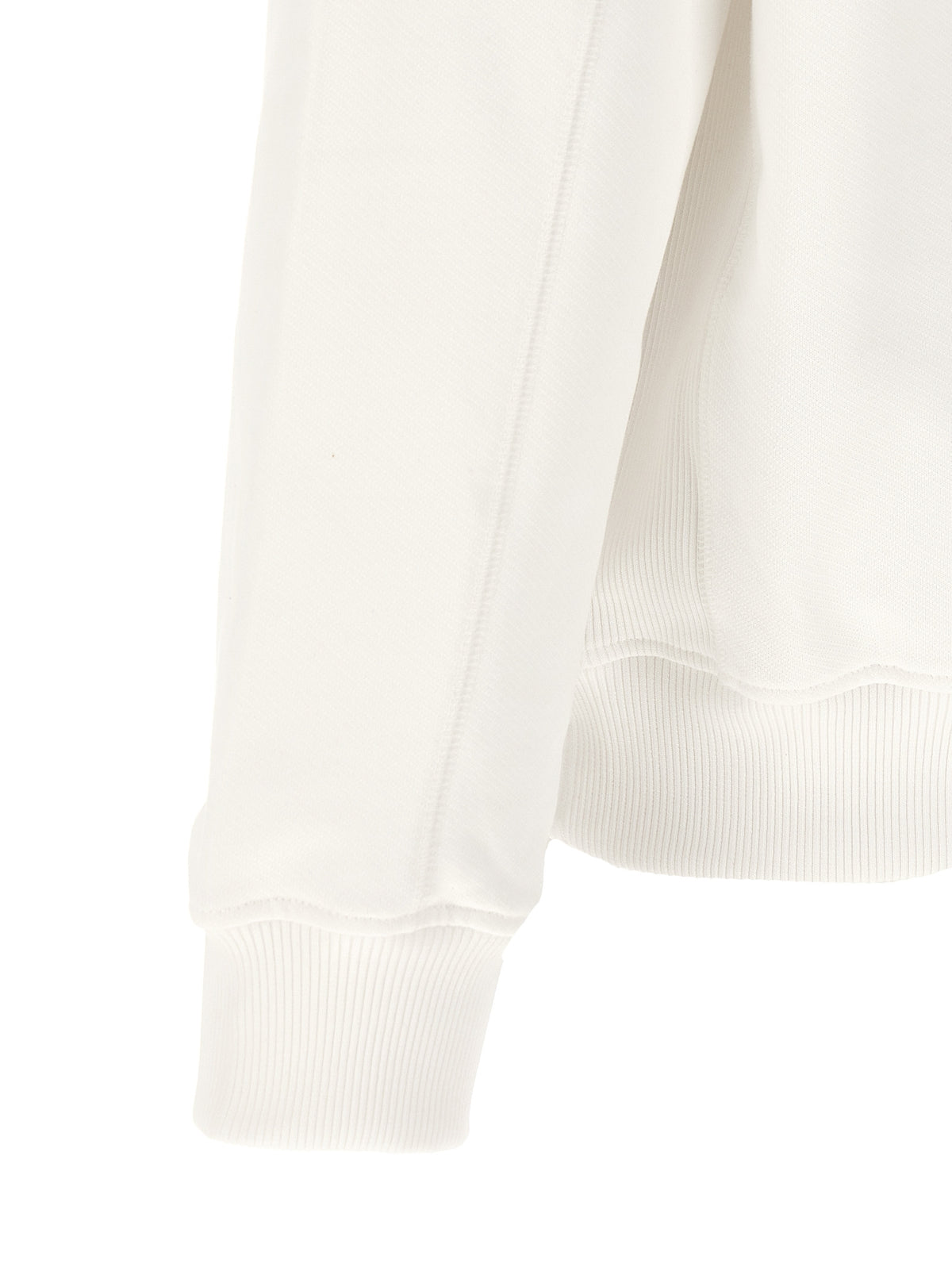 Casablanca White Organic Cotton Sweatshirt