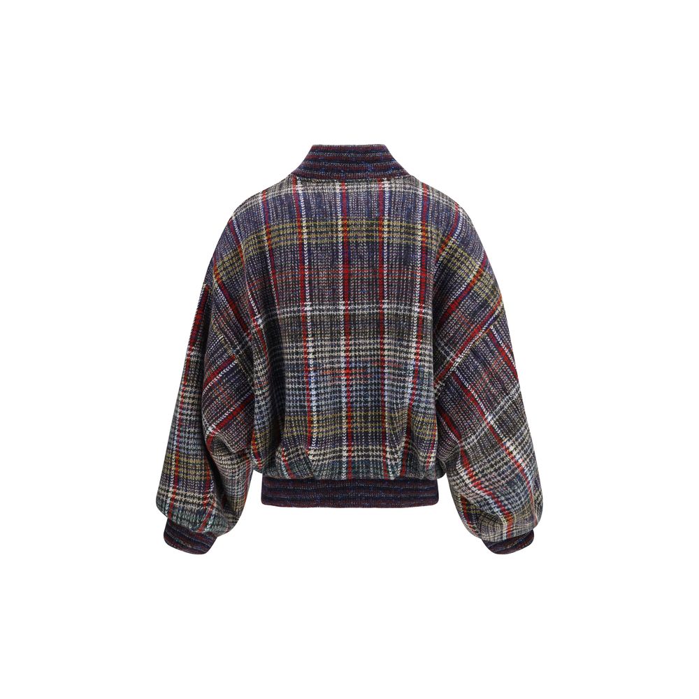 Missoni Multicolor Bomberjacke aus Wolle Oves Aries
