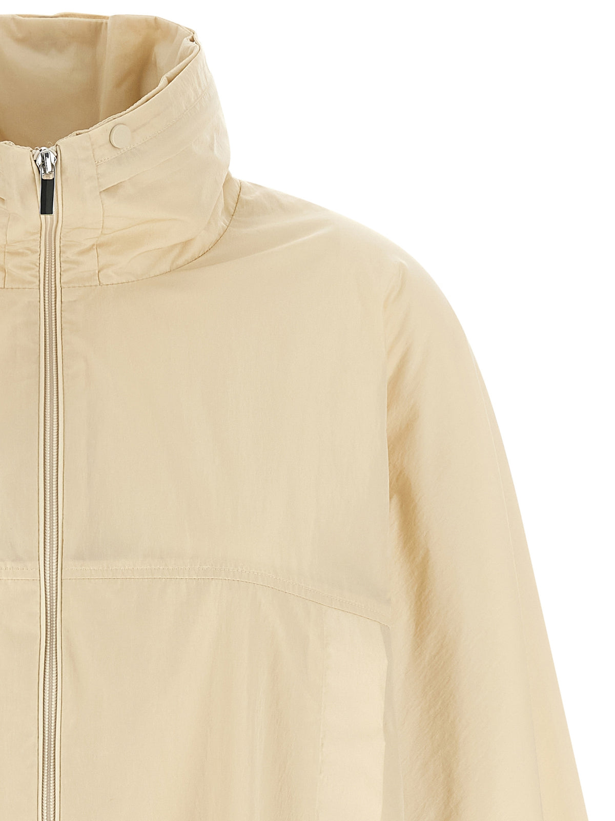 Max Mara Beige Polyamide Full-Length Jacket