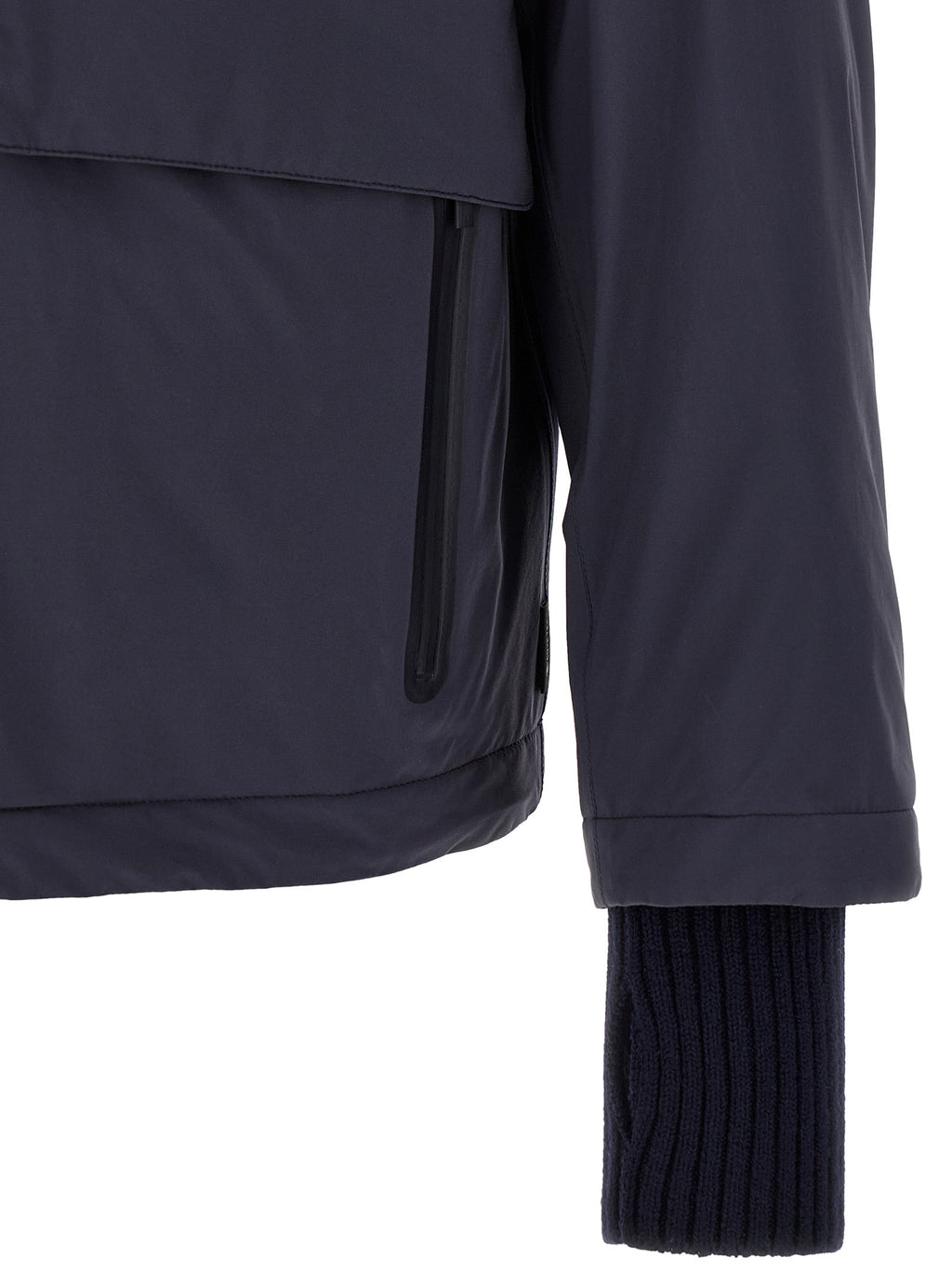 LAMINAR Blue Polyamide Shell Jacket
