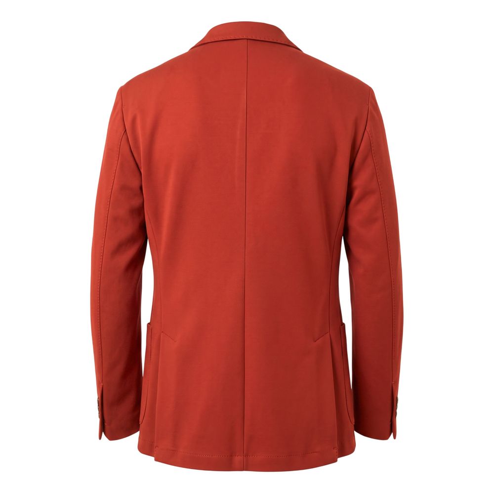 Roberto Pepe Luxury Red Polyester Men Jacket