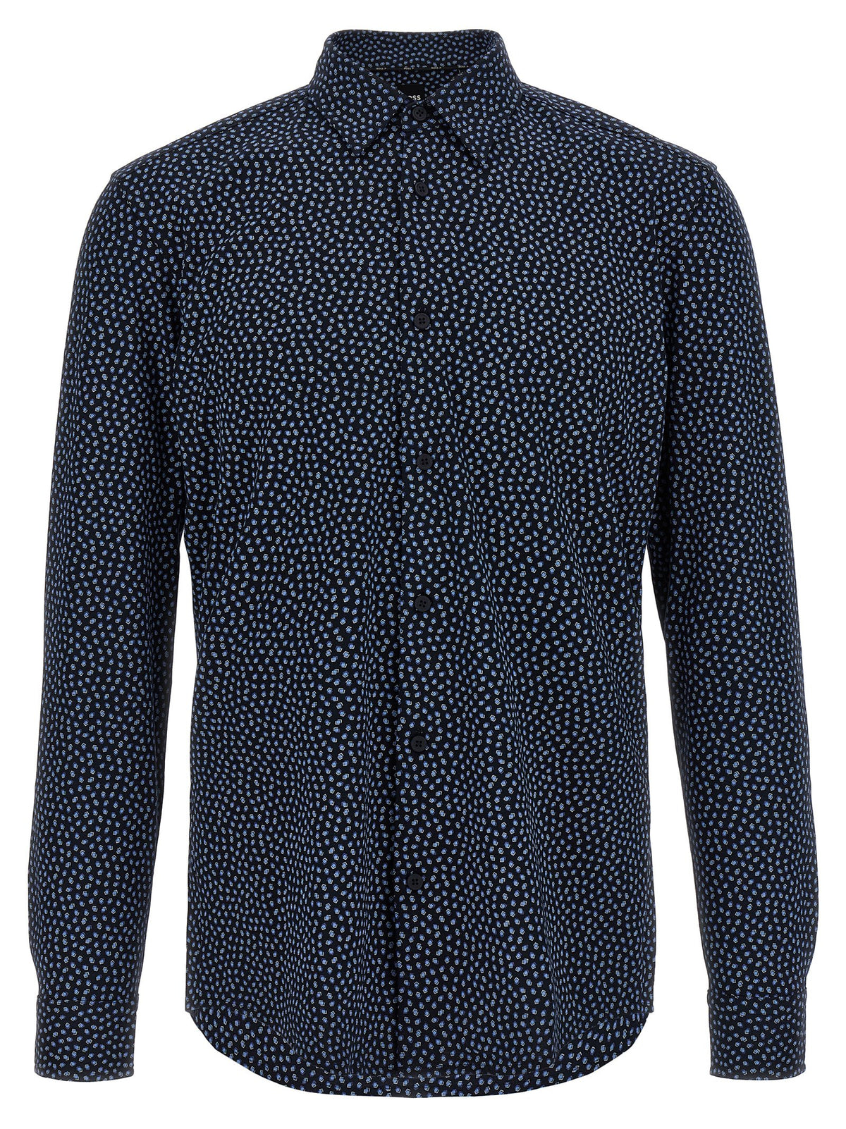 Hugo Boss Blue Cotton Blouse