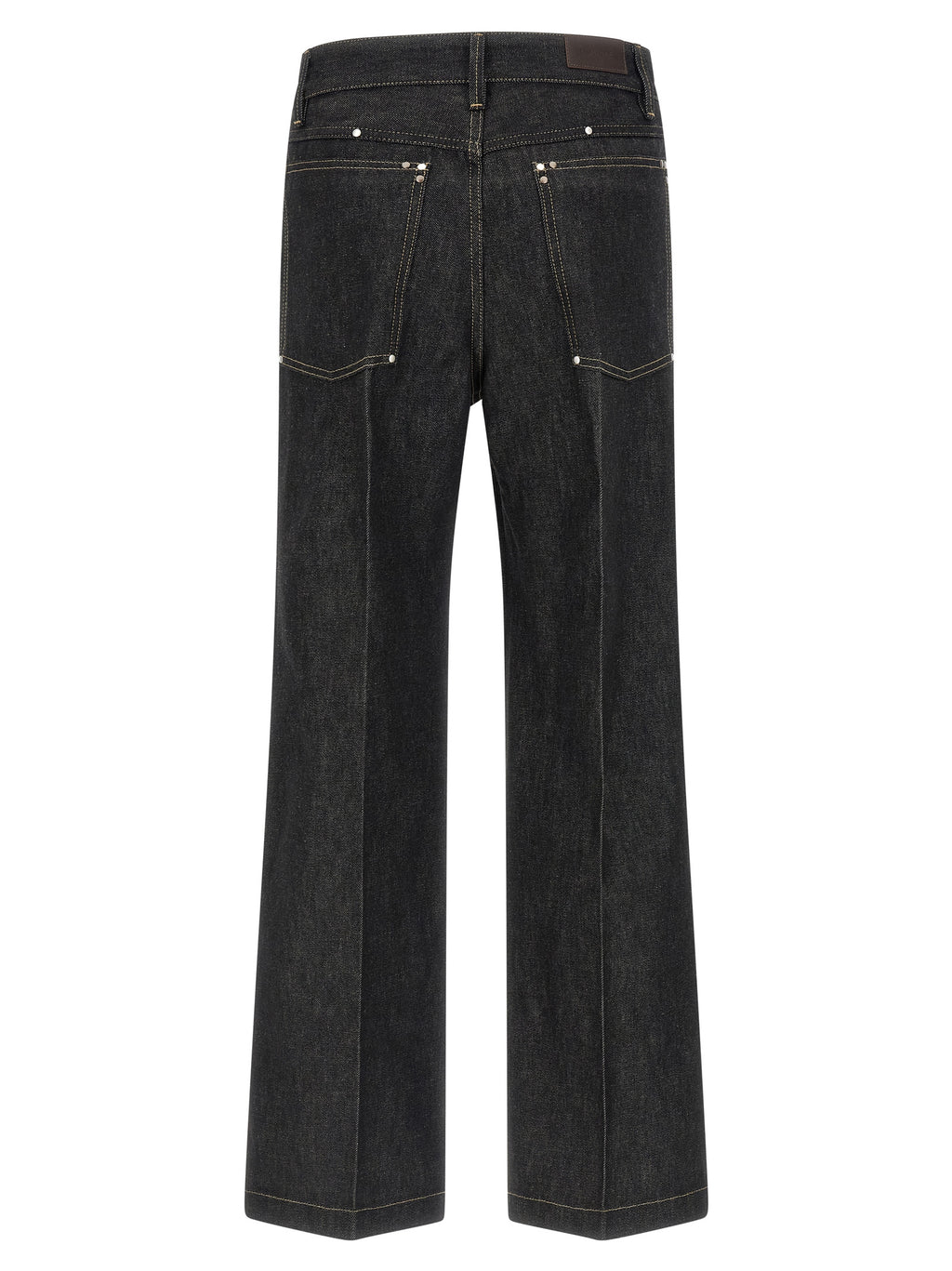 Lemaire Black Cotton Jeans Denim