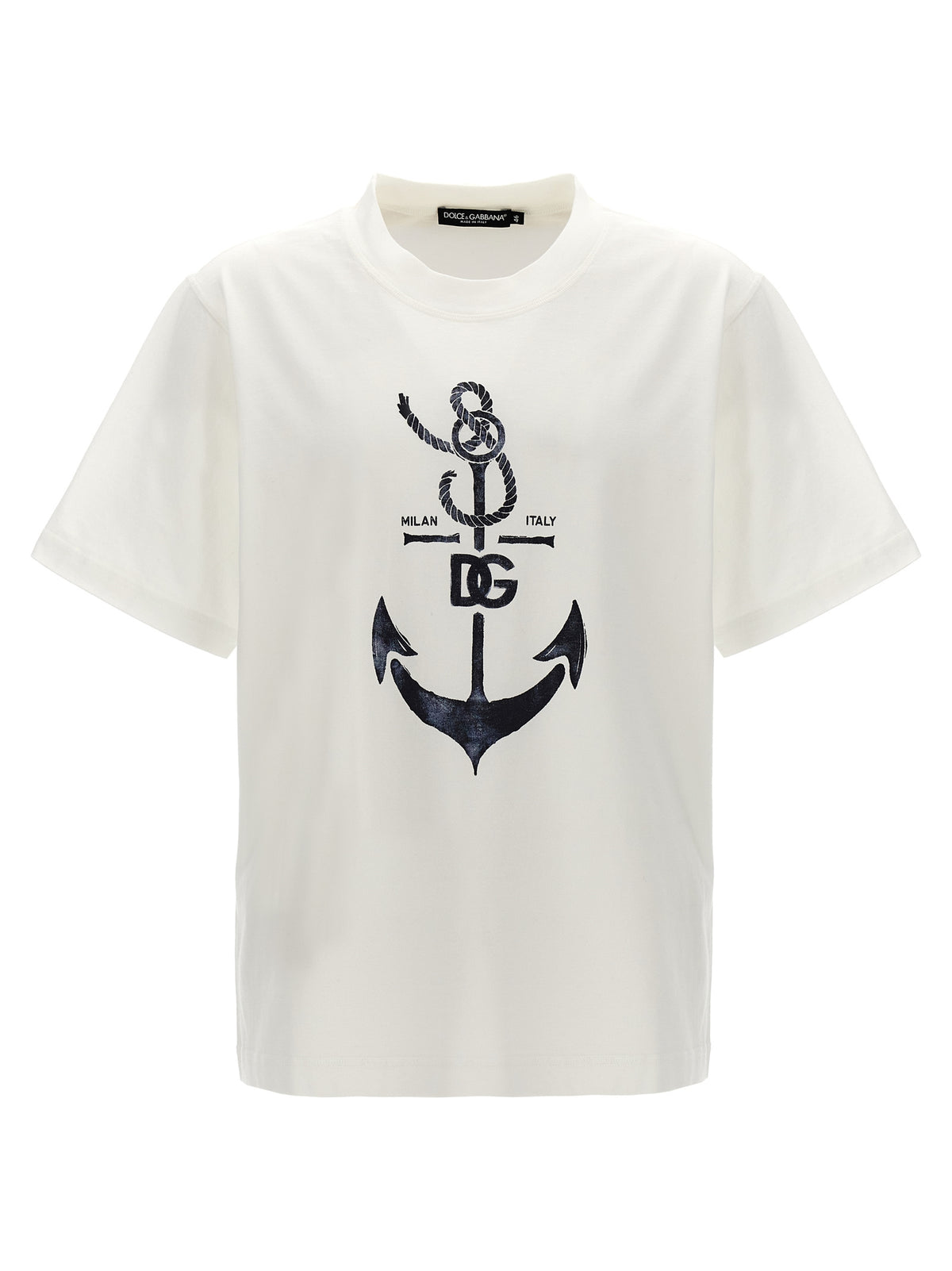 Dolce & Gabbana White Cotton T-Shirt
