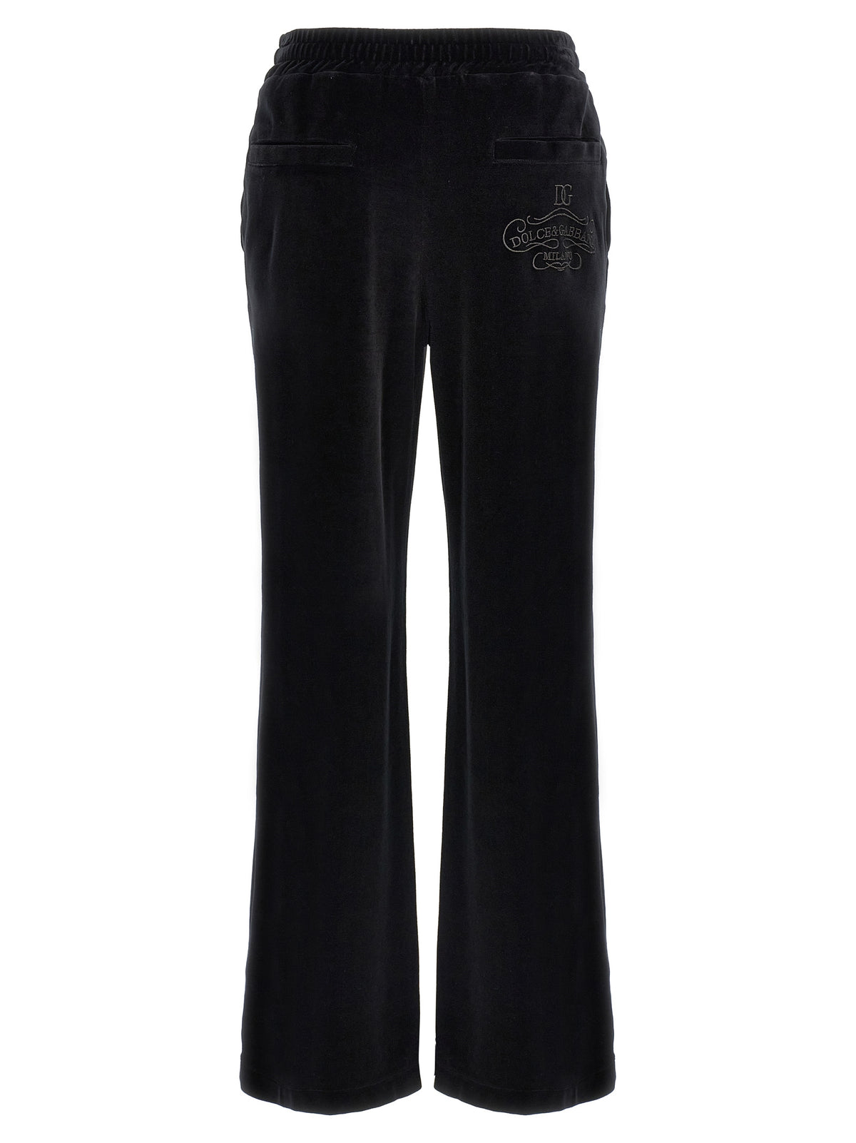 Dolce & Gabbana Black Cotton Joggers (Workout Pants)
