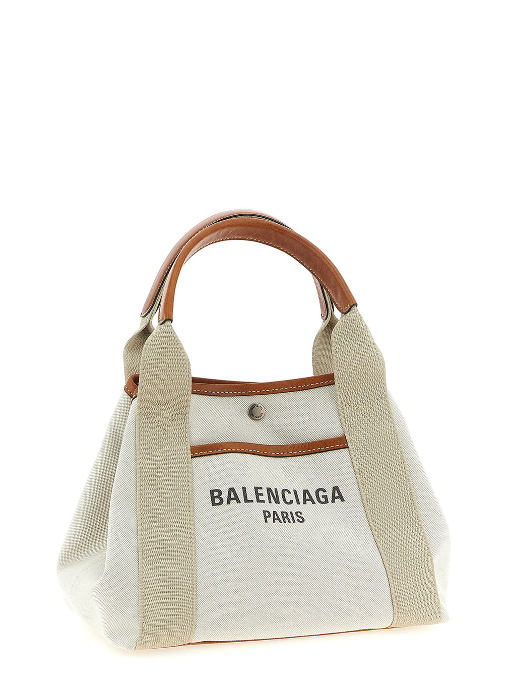 Balenciaga Beige Leather Tote Bag