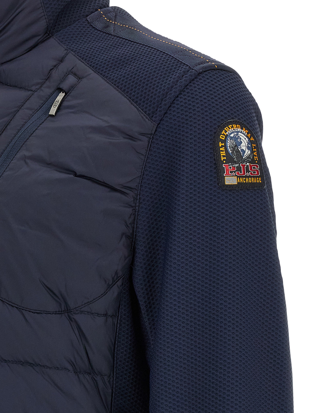 Parajumpers Blue Polyamide Full-Length Jacket