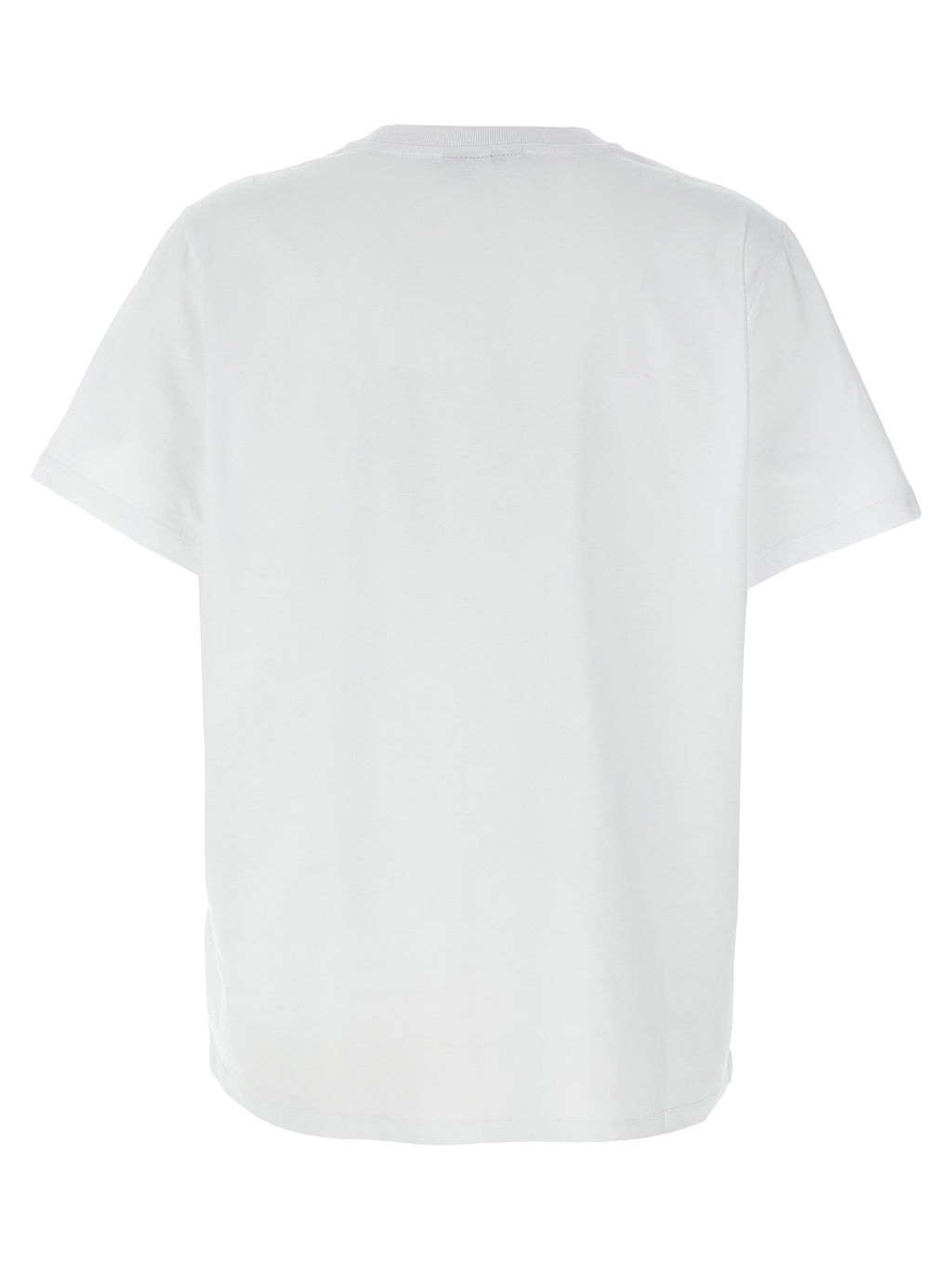 Ganni Weißes Baumwoll-T-Shirt