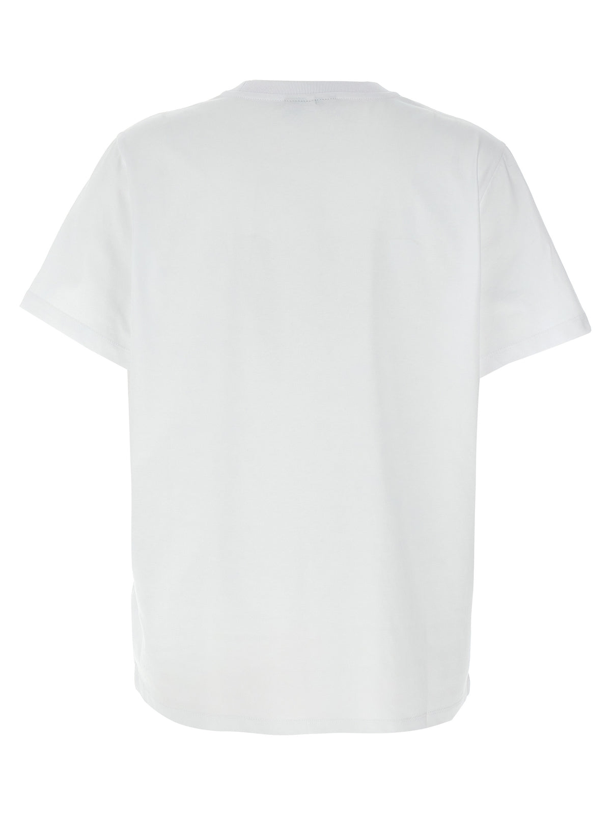 Ganni Weißes Baumwoll-T-Shirt