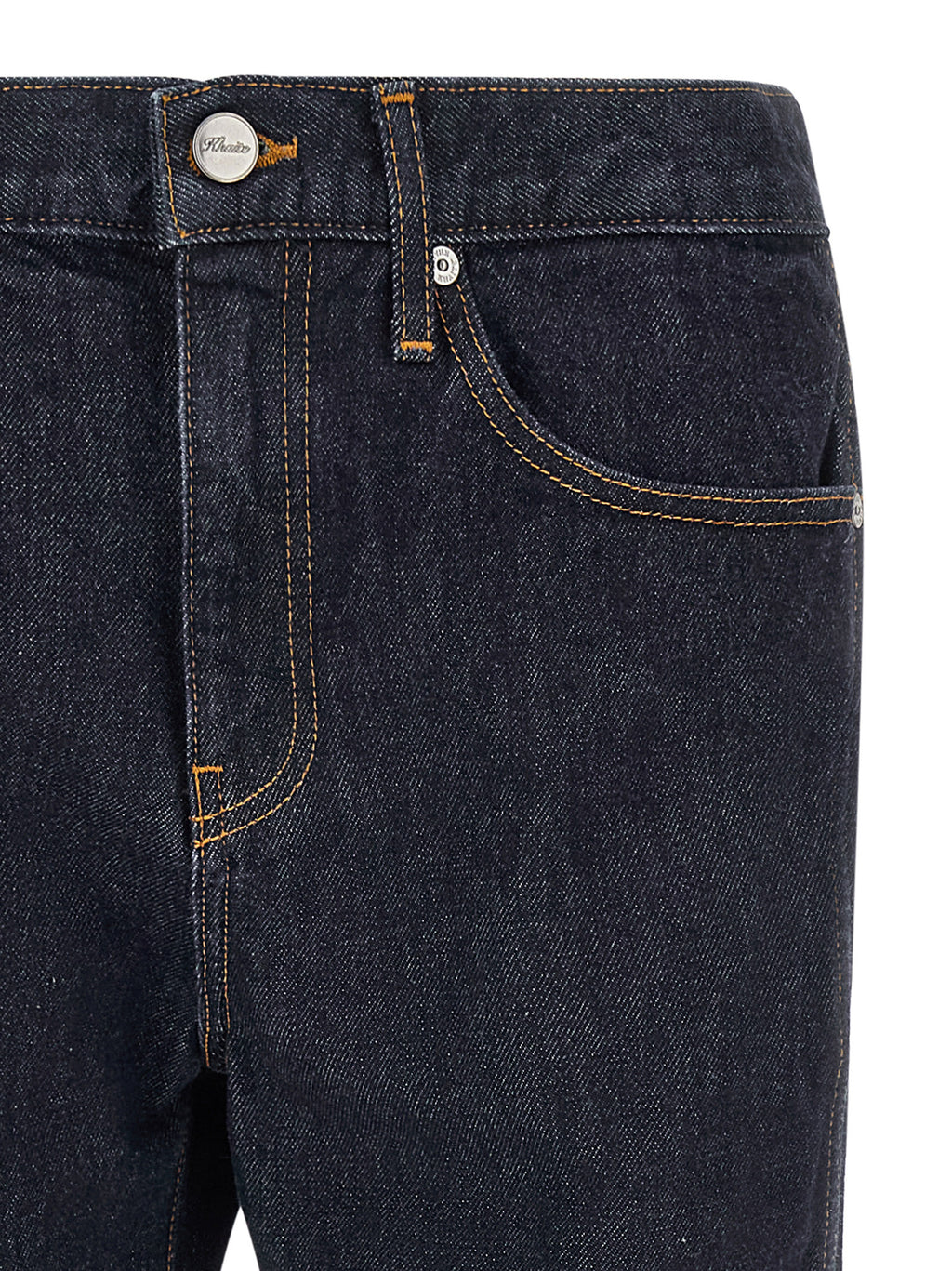 Khaite Blue Cotton Flared Jeans