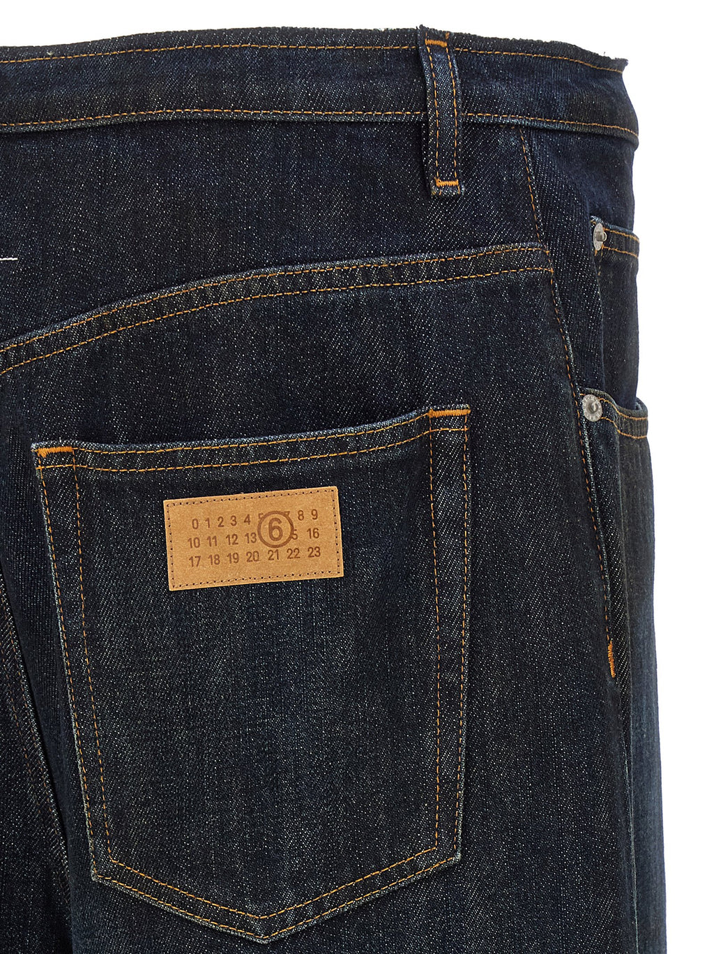 MM6 Maison Margiela Jeans aus blauer Baumwolle Denim