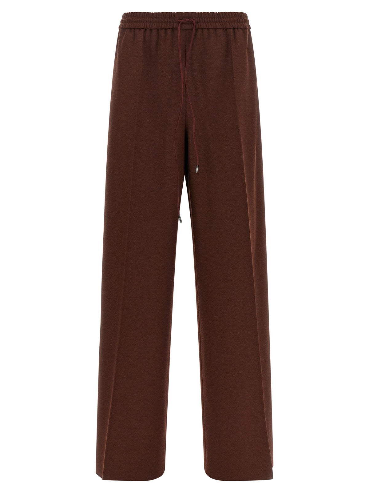 Max Mara Braune Wollhose für die Freizeit