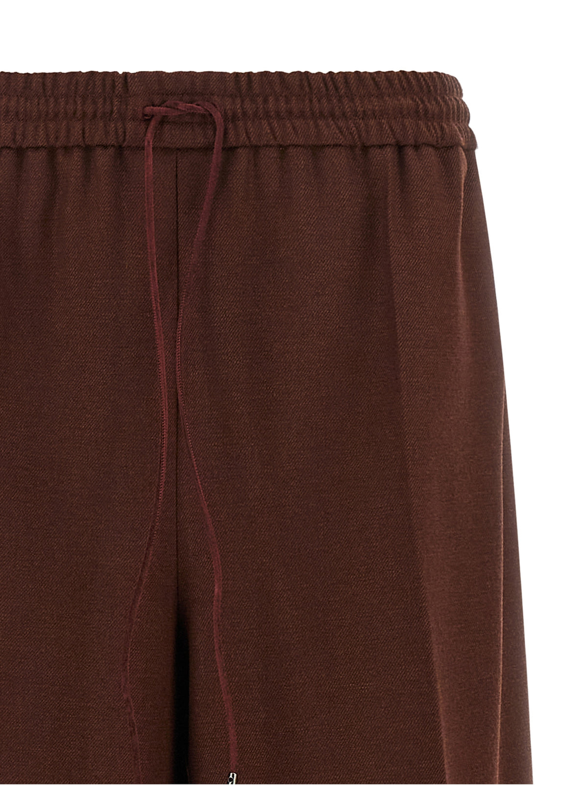 Max Mara Braune Wollhose für die Freizeit