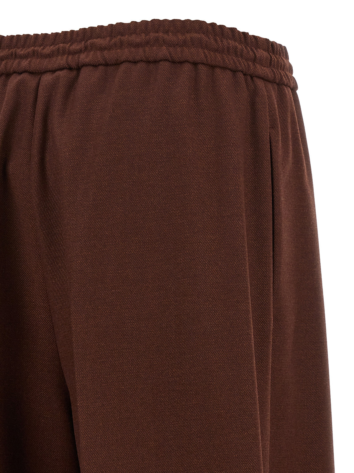 Max Mara Braune Wollhose für die Freizeit
