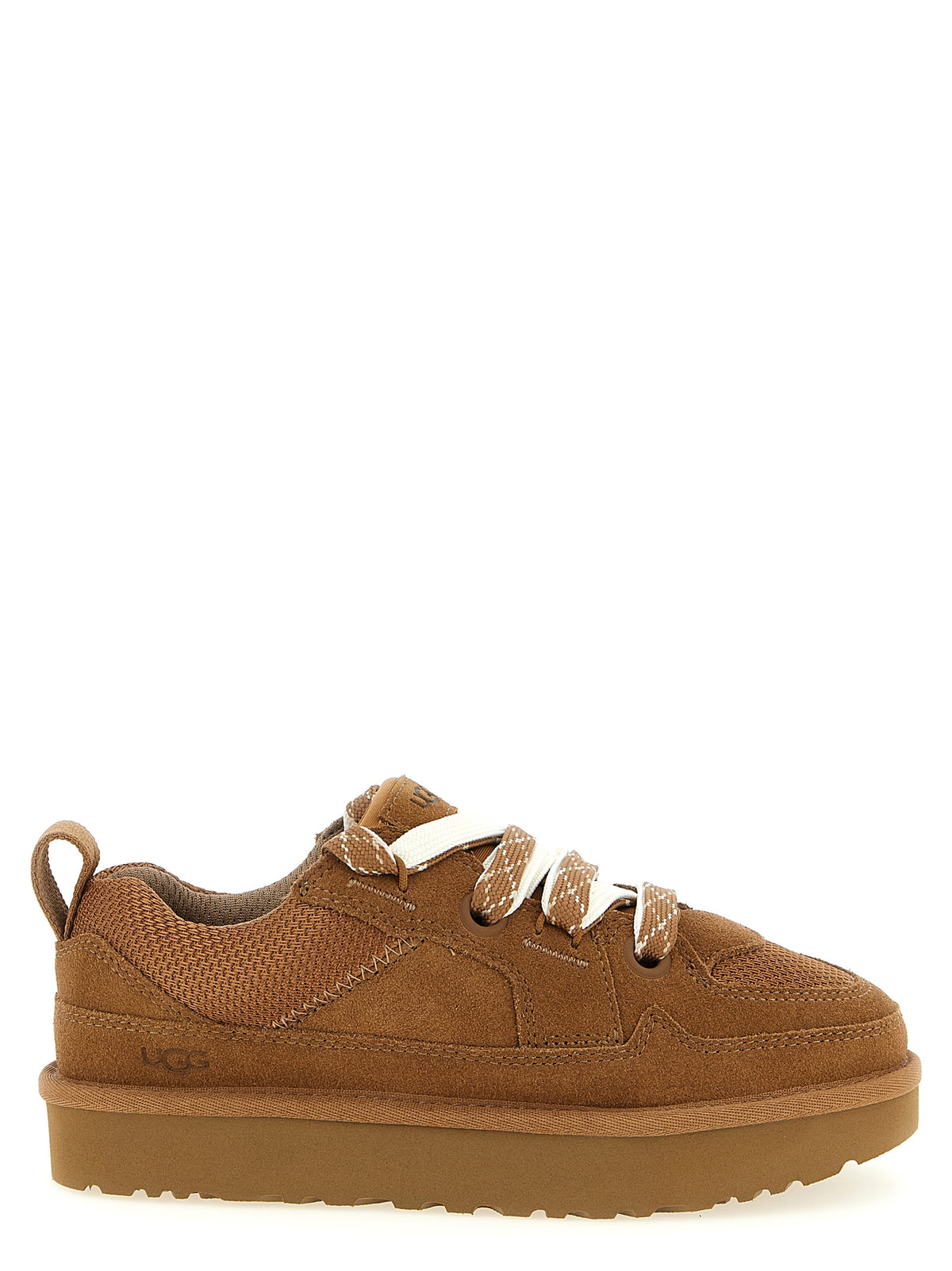 UGG Braune Leder-Sneaker