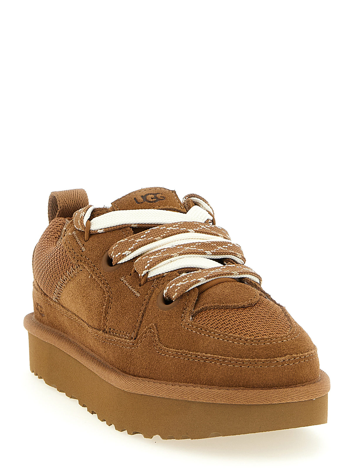 UGG Braune Leder-Sneaker
