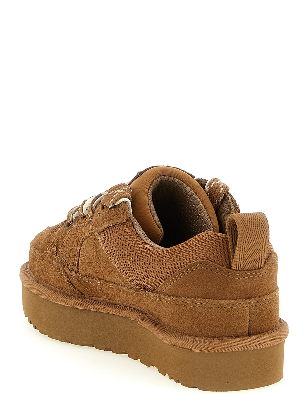 UGG Braune Leder-Sneaker