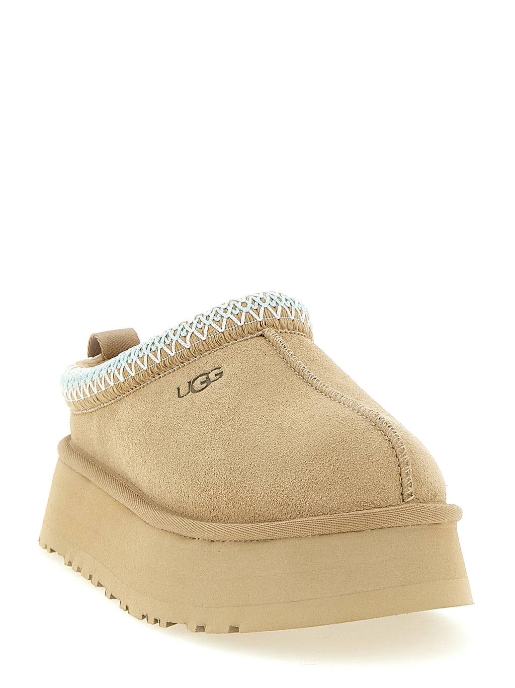Beige Pantoletten aus Leder von UGG