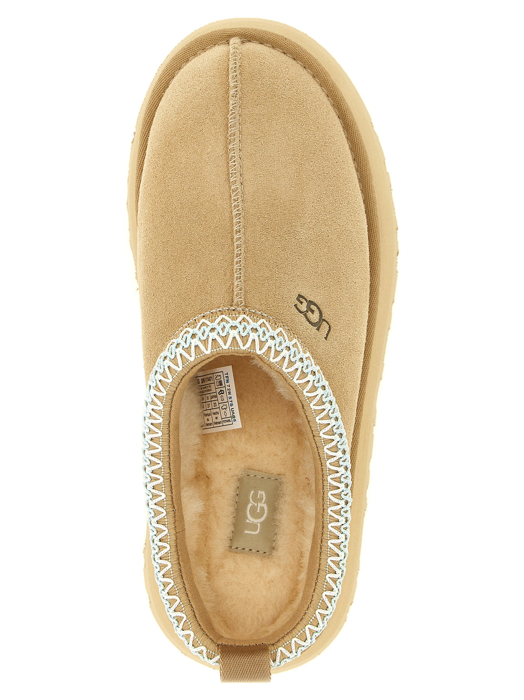Beige Pantoletten aus Leder von UGG
