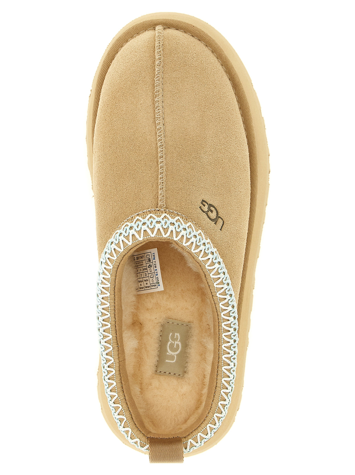 Beige Pantoletten aus Leder von UGG