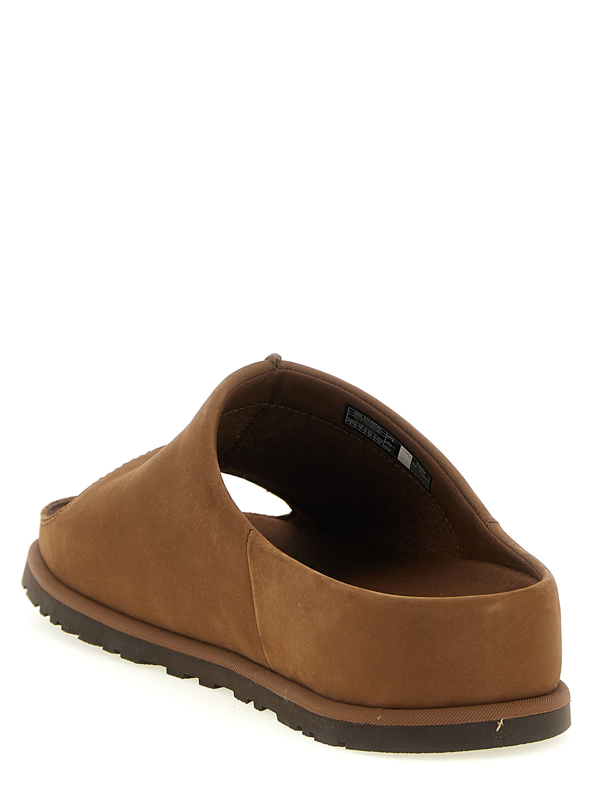 UGG Braune Leder-Pantoletten