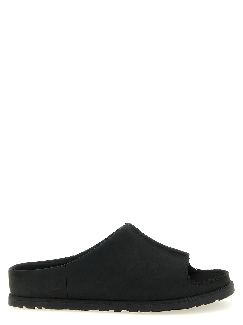 Schwarze Pantoletten aus Leder von UGG
