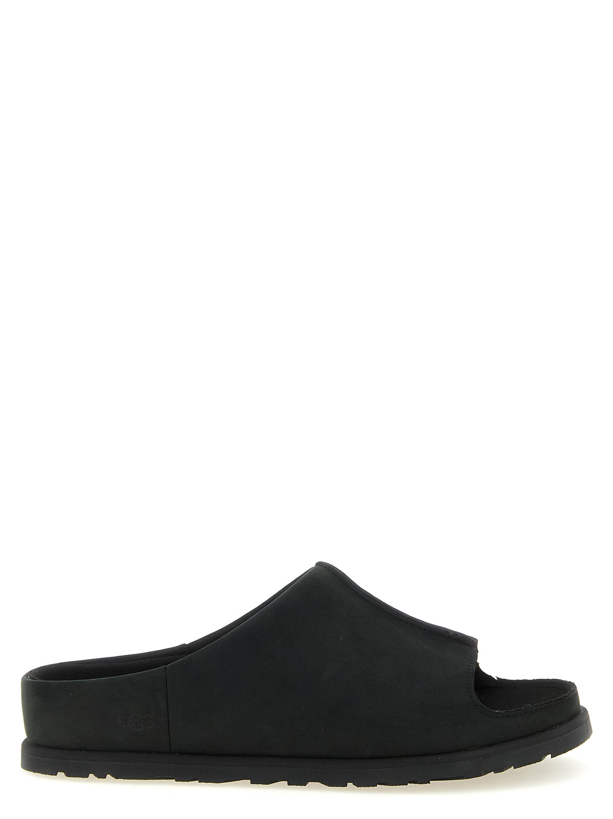 Schwarze Pantoletten aus Leder von UGG