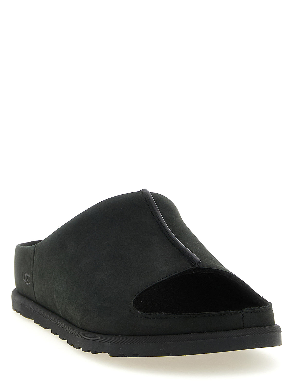Schwarze Pantoletten aus Leder von UGG