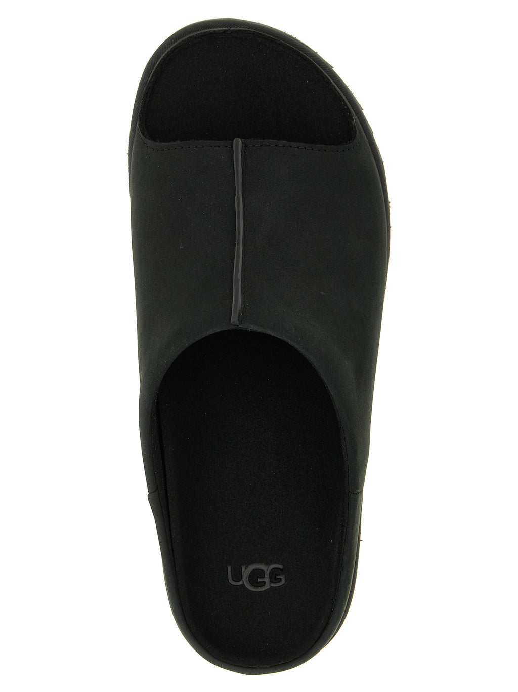 Schwarze Pantoletten aus Leder von UGG