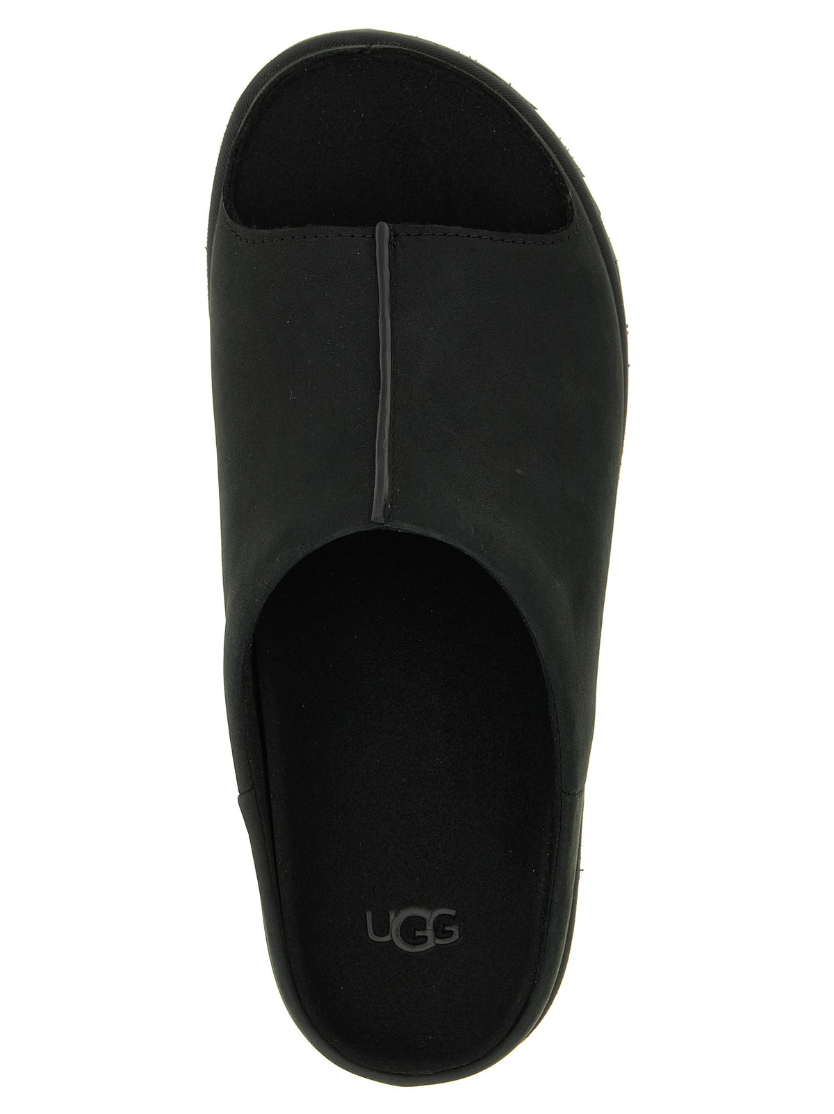Schwarze Pantoletten aus Leder von UGG