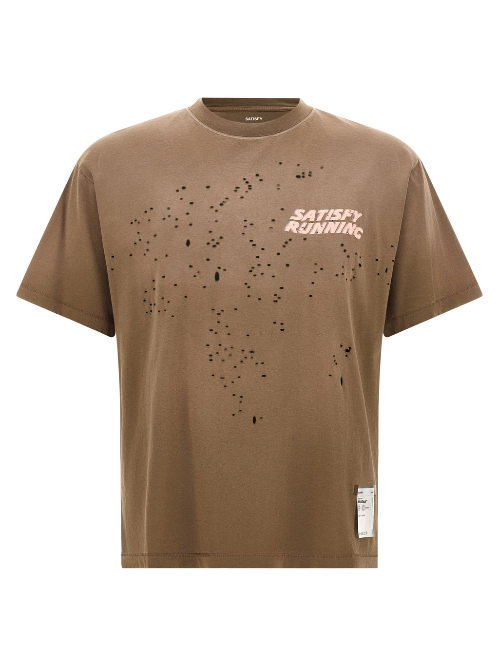 SATISFY Brown Cotton T-Shirt