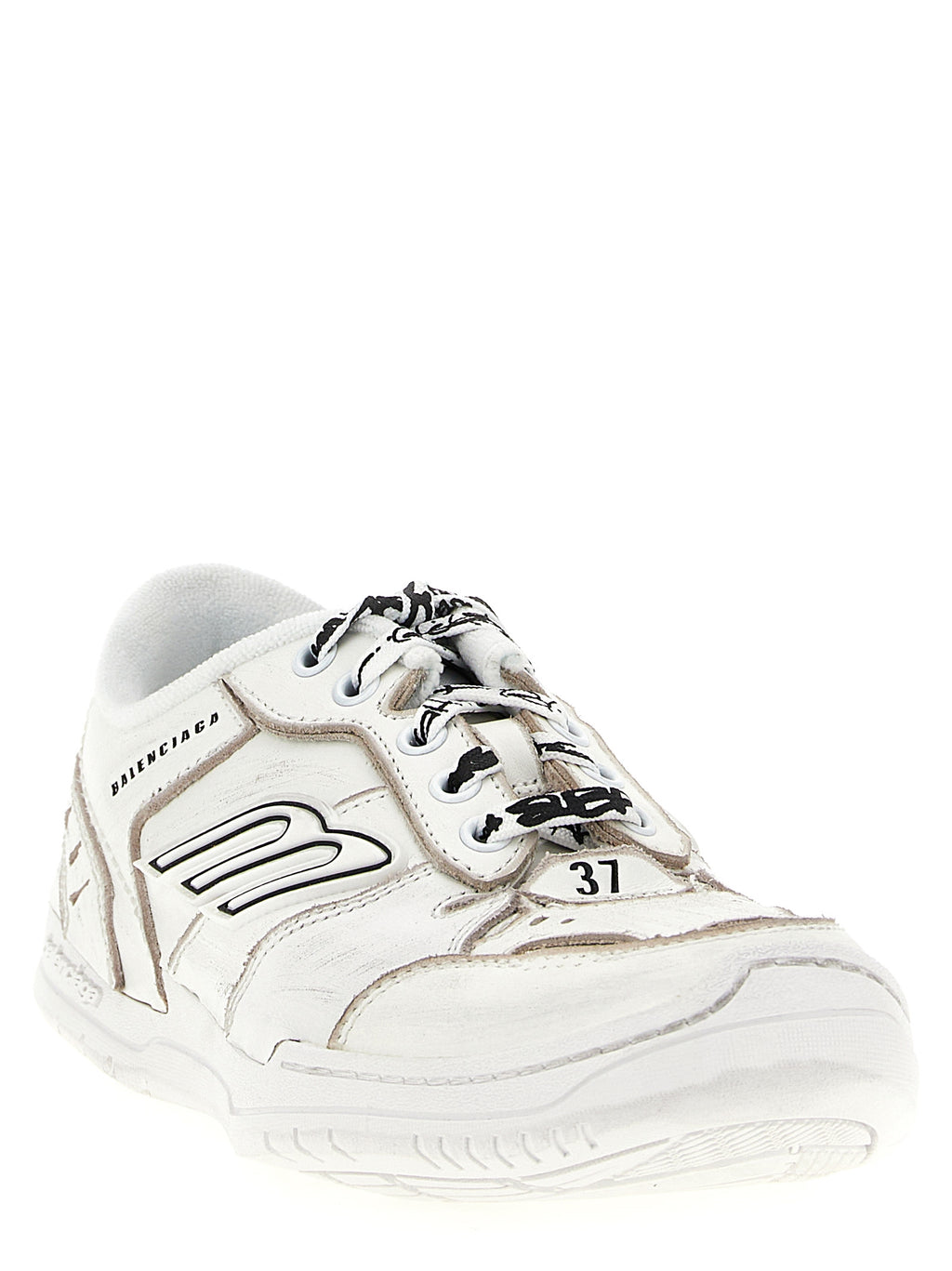 Balenciaga Weiße Kalbsleder-Sneaker