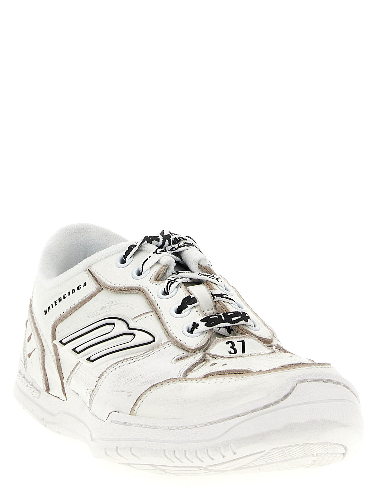 Balenciaga Weiße Kalbsleder-Sneaker