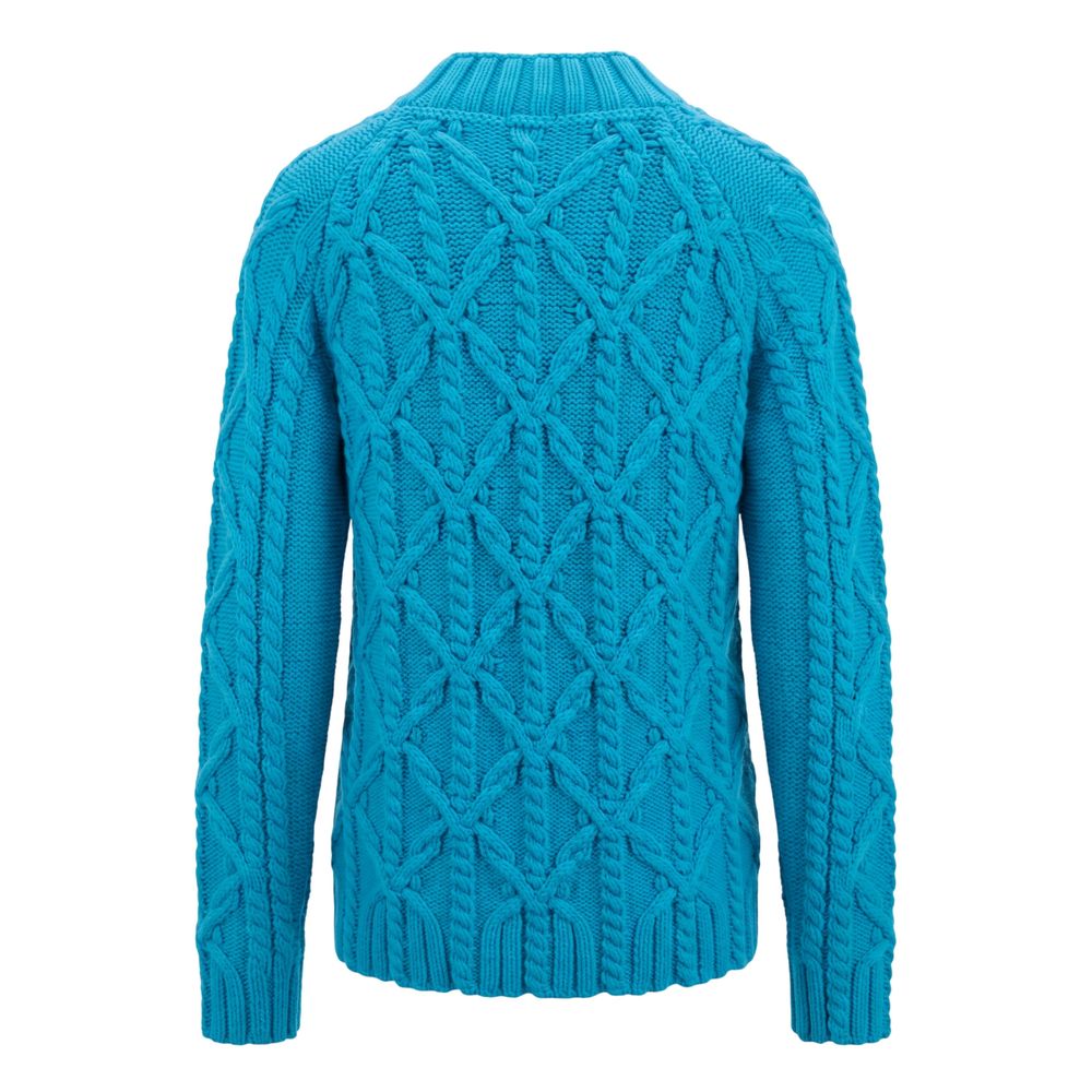 Malo Herrenpullover aus blauer Baumwolle