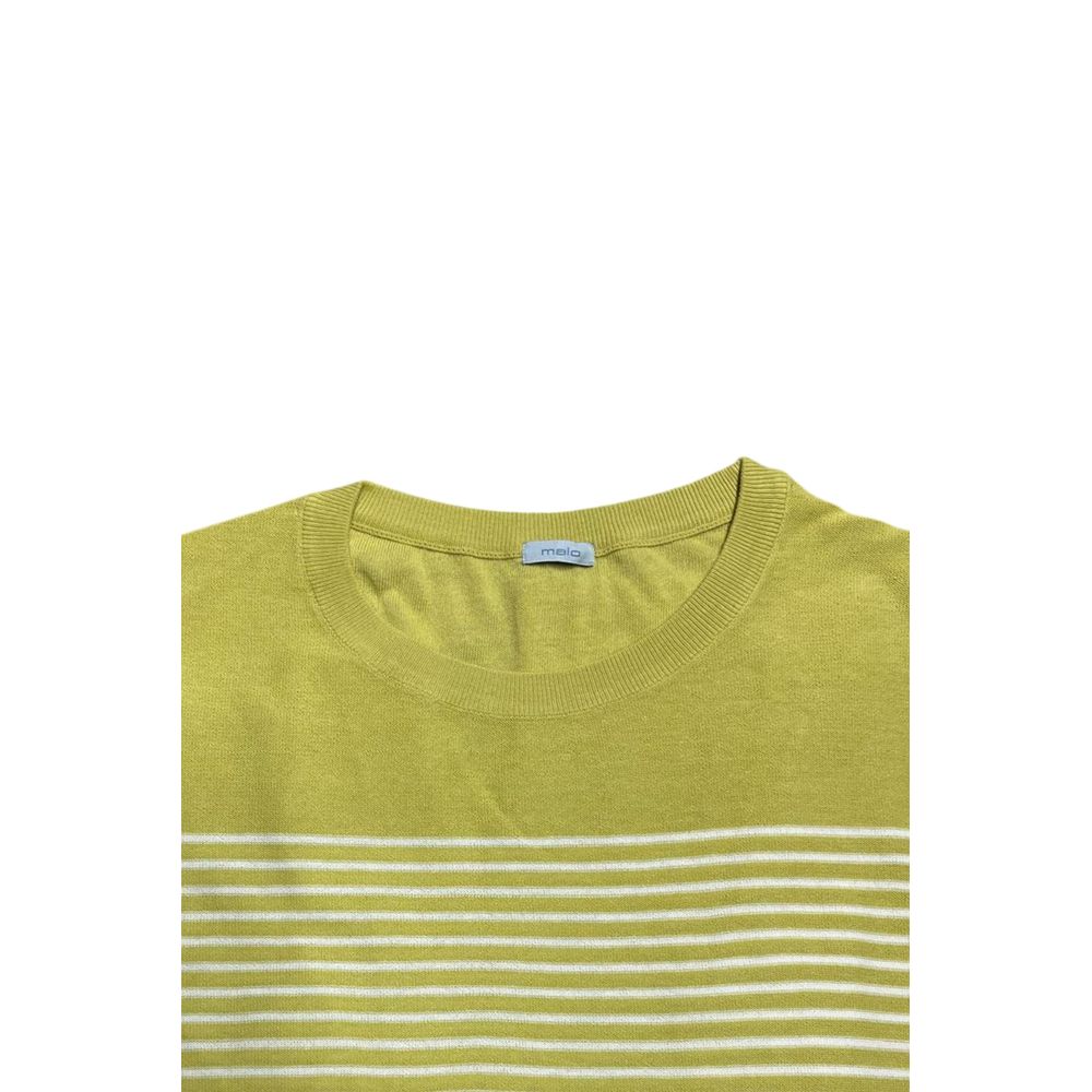 Malo Herrenpullover aus grüner Baumwolle