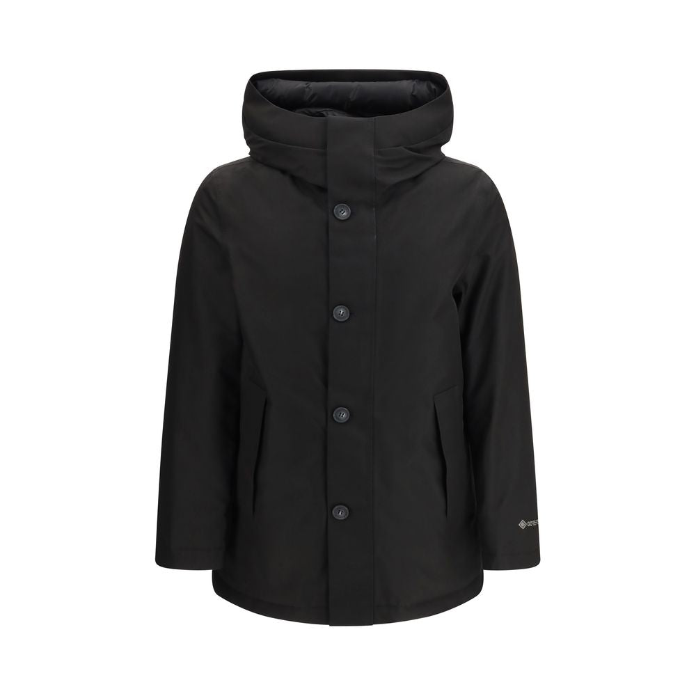 Woolrich Daunenparka mit Gänsedaunen in Schwarz