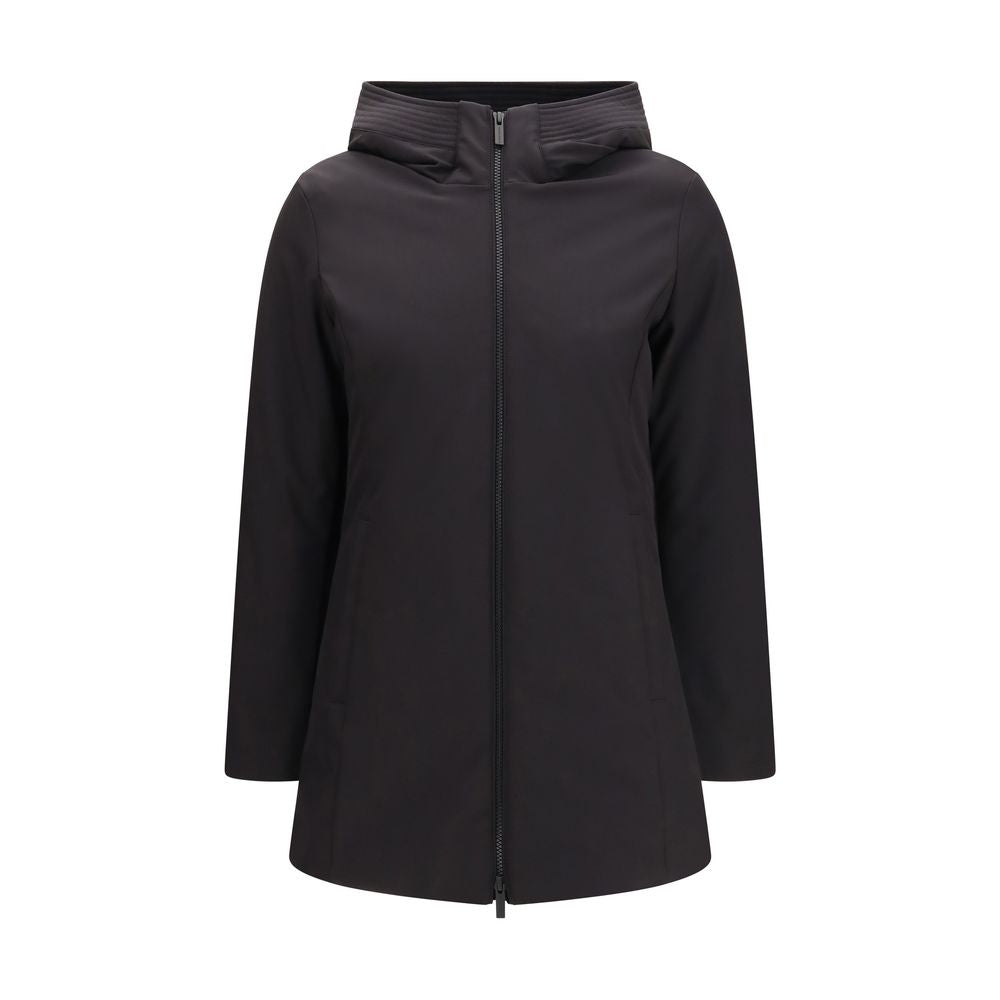 Schwarzer Polyester-Parka von Woolrich