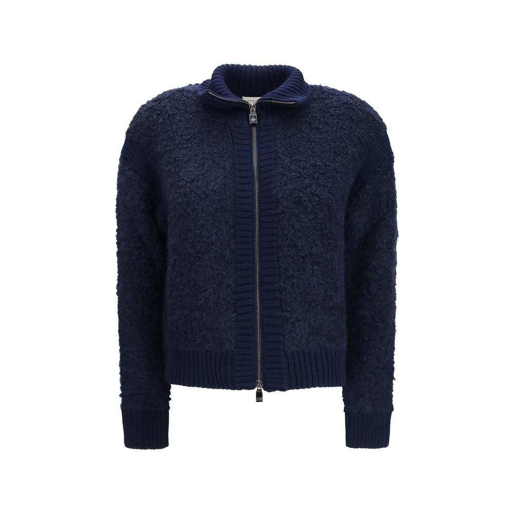 Jacob Cohen Blauer Alpaka Vicugna Pacos Sweatshirt