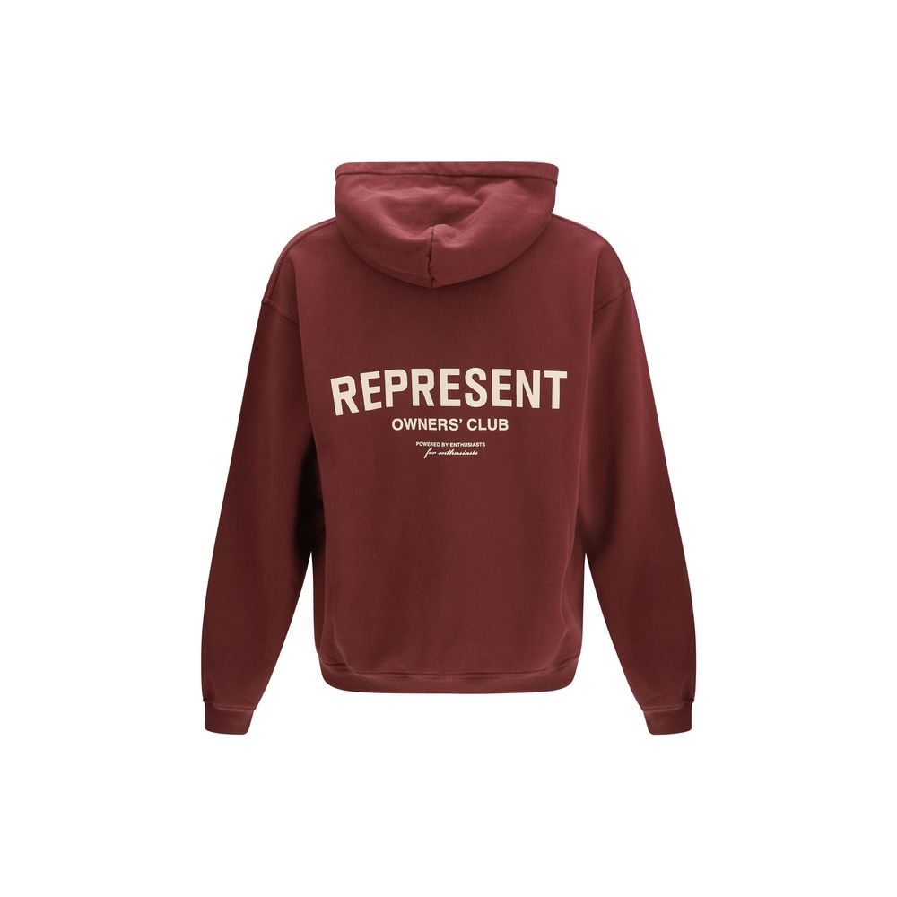 Represent Bordeaux Baumwoll-Sweatshirt