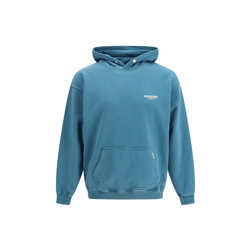 Repräsentieren Sie das blaue Baumwoll-Sweatshirt